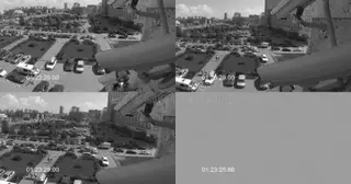 Установка систем видеонаблюдения на парковке в Верхнем Уфалее в октябре